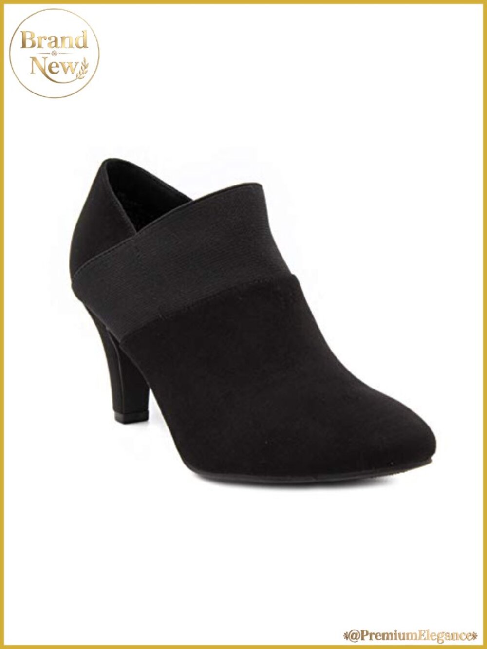 Womens Ankle Booties Heeled Thermoplastic Elastomers Sole Ankle Shaft